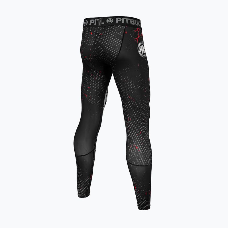 Jambiere pentru bărbați Pitbull West Coast Leggins Blood Dog 2 black 2