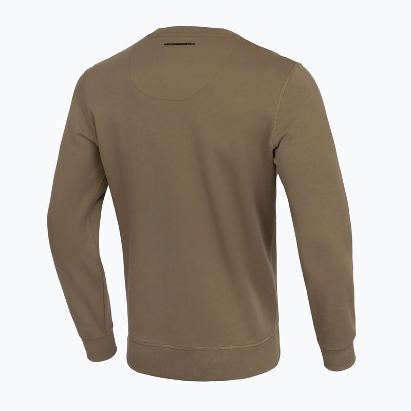 Hanorac pentru bărbați Pitbull West Coast Beyer Crewneck coyote brown 2