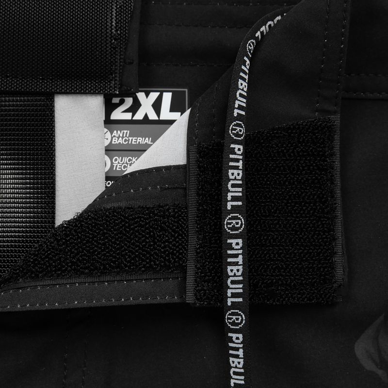 Pantaloni scurți de grappling pentru bărbați Pitbull West Coast Grappling 1 Masters of MMA Hilltop black 4