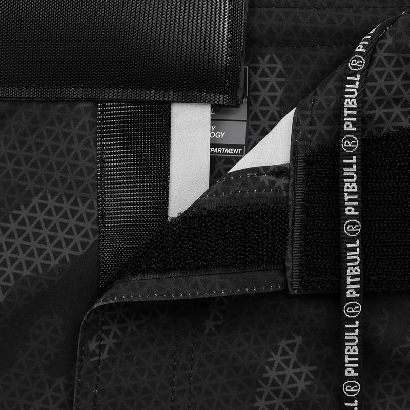 Pantaloni scurți de grappling pentru bărbați Pitbull West Coast Grappling 3 Net Camo Hilltop 2 black 4