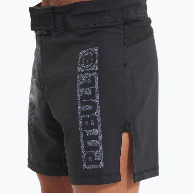Pantaloni scurți de grappling pentru bărbați Pitbull West Coast Grappling 3 Born in 1989 black 5