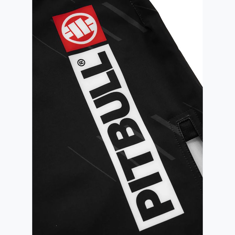 Pantaloni scurți de grappling pentru bărbați Pitbull Grappling 3 Street Dog black 6