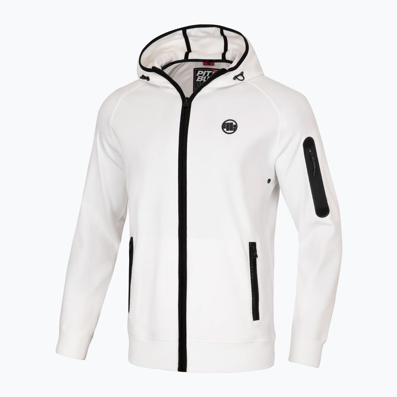 Hanorac pentru bărbați Pitbull West Coast Hermes Hooded Zip off white 3