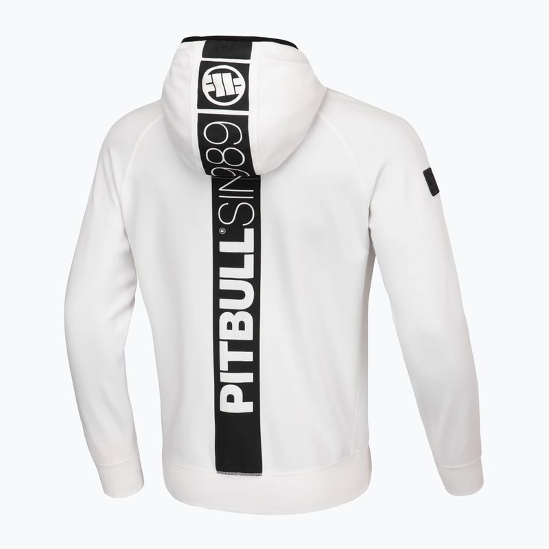 Hanorac pentru bărbați Pitbull West Coast Hermes Hooded Zip off white 4