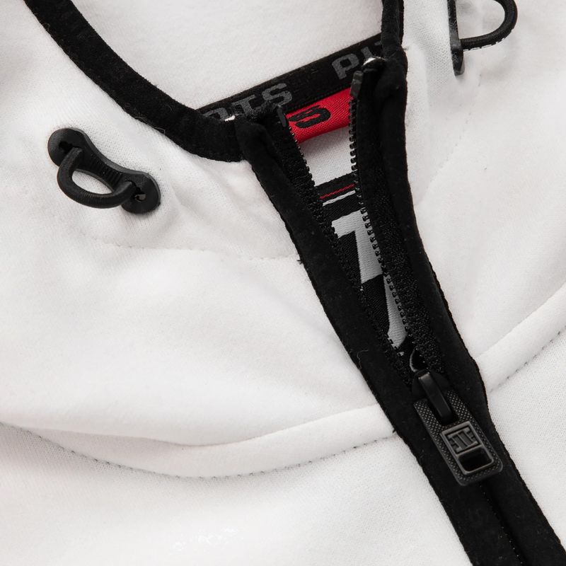 Hanorac pentru bărbați Pitbull West Coast Hermes Hooded Zip off white 5