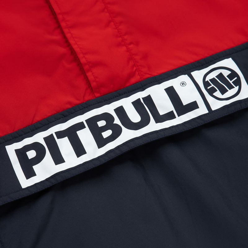 Pitbull West Coast jachetă pentru bărbați Loring Two-Color Kangaroo roșu/marină închisă 7
