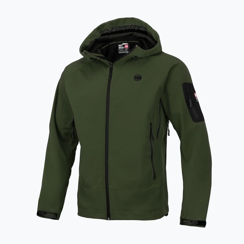 Jachetă softshell pentru bărbați Pitbull West Coast Rockfish 2 Softshell olive