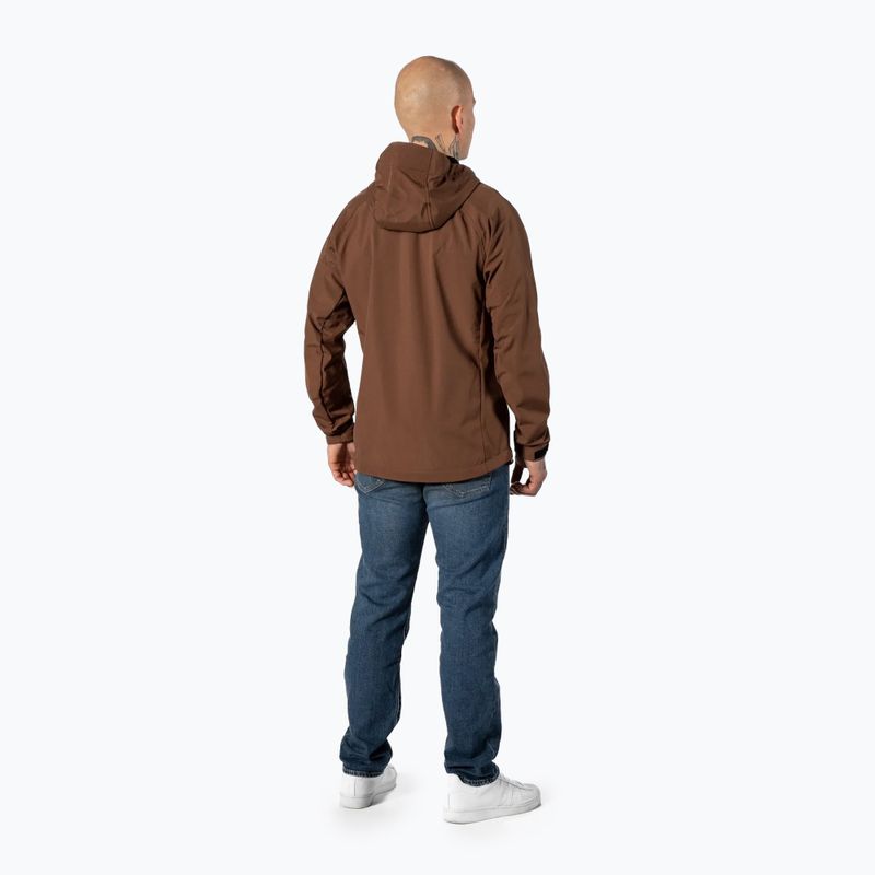 Jachetă softshell pentru bărbați Pitbull West Coast Rockfish 2 Softshell brown 3