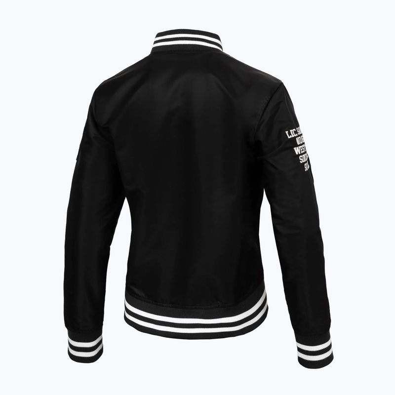 Pitbull West Coast jachetă neagră Tequila 3 Varsity pentru femei Pitbull West Coast 5