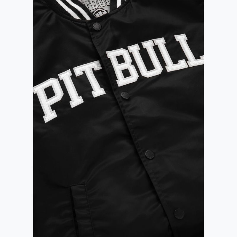 Pitbull West Coast jachetă neagră Tequila 3 Varsity pentru femei Pitbull West Coast 8
