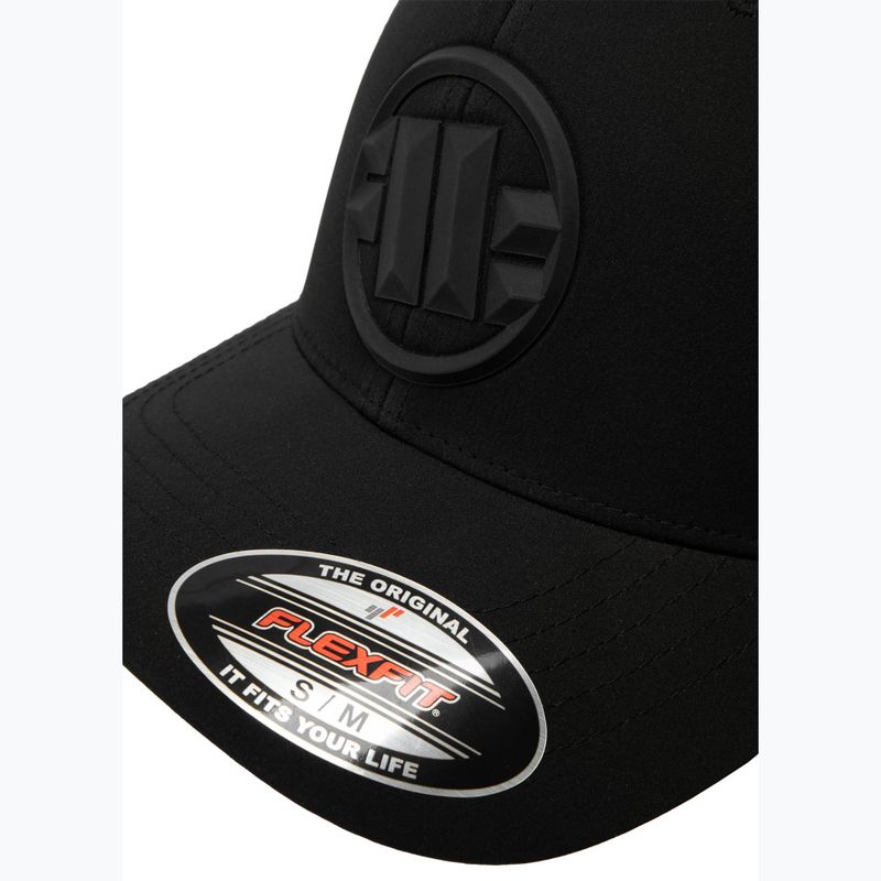 Șapcă pentru bărbați Pitbull West Coast Full Cap Logo 3D Angle Welding black 4