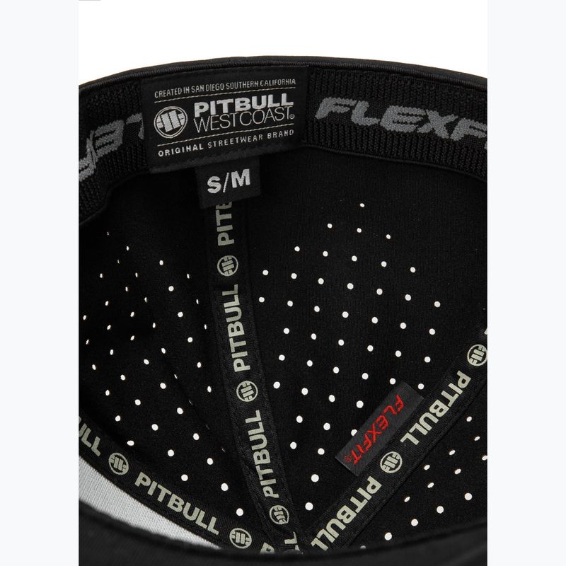 Șapcă pentru bărbați Pitbull West Coast Full Cap Logo 3D Angle Welding black 6