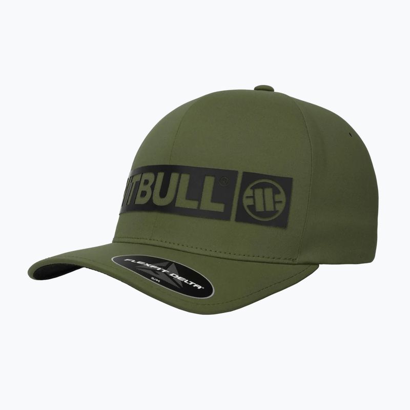 Șapcă pentru bărbați Pitbull West Coast Full Cap ,,Hilltop" Stretch Fitted olive 2