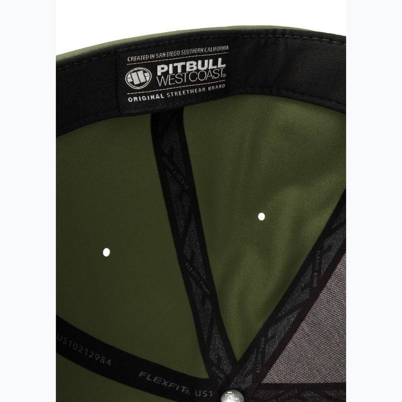 Șapcă pentru bărbați Pitbull West Coast Full Cap ,,Hilltop" Stretch Fitted olive 8