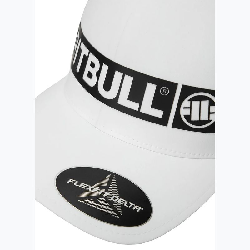Șapcă Pitbull Snapback ,,Hilltop" Stretch Fitted white 4