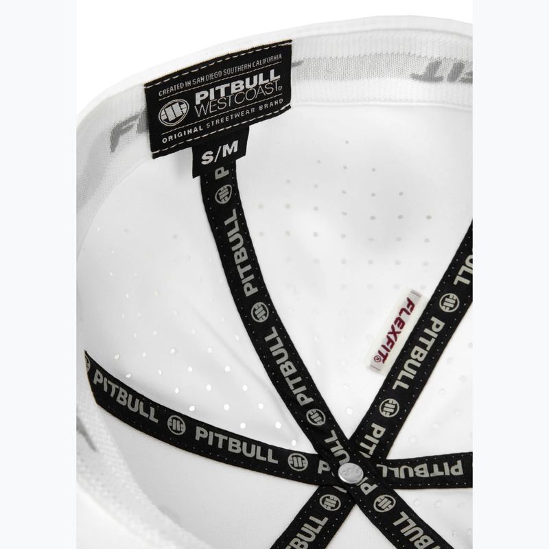 Șapcă Pitbull Full Cap ,,Logo" Tech Witch Perforated white 7