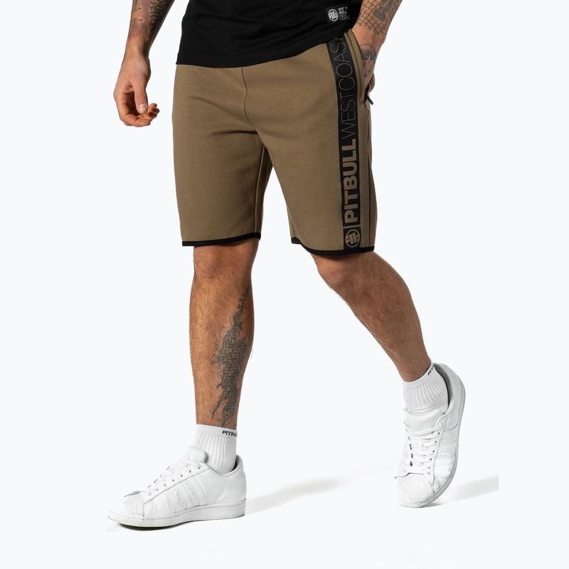 Pantaloni scurți pentru bărbați Pitbull West Coast Saturn coyote brown