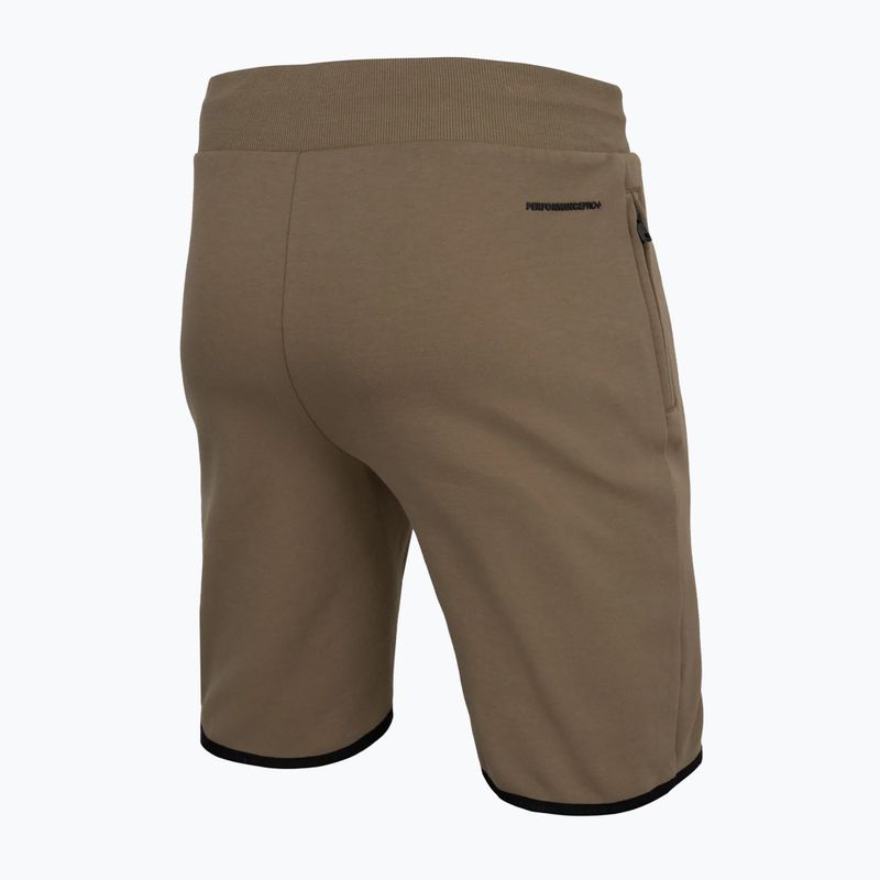 Pantaloni scurți pentru bărbați Pitbull West Coast Saturn coyote brown 4