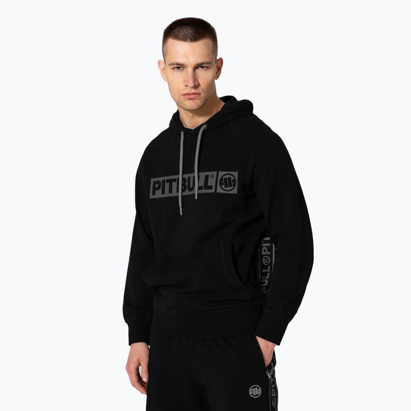 Hanorac pentru bărbați Pitbull West Coast Brighton Hooded black