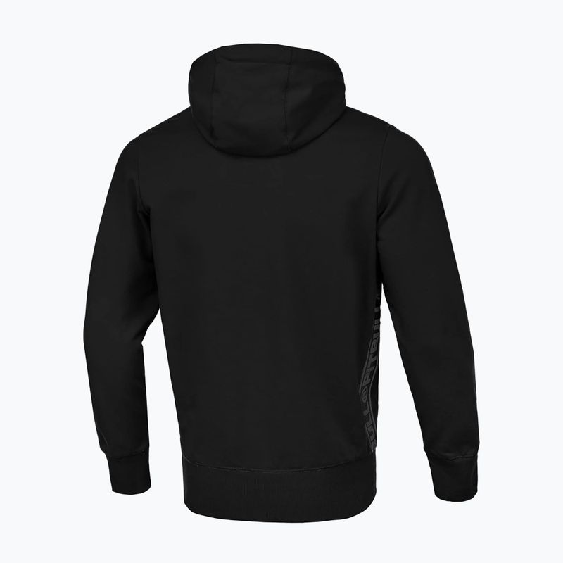 Hanorac pentru bărbați Pitbull West Coast Lotus Hooded Zip black 2