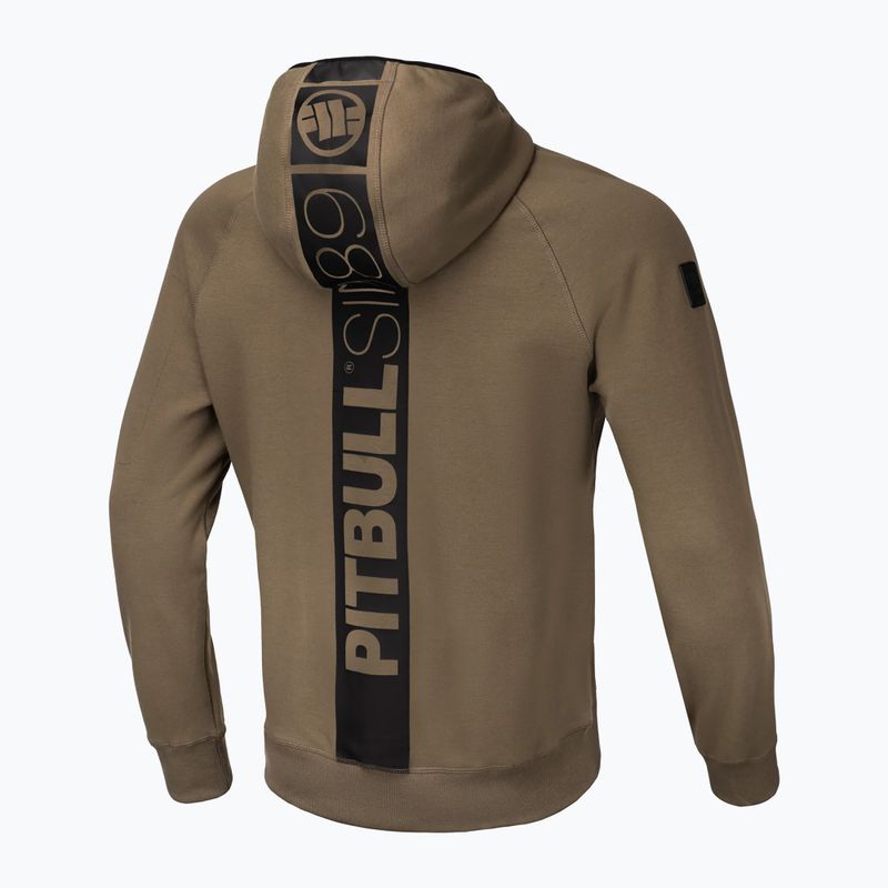 Hanorac pentru bărbați Pitbull West Coast Stafford Hooded coyote brown 4