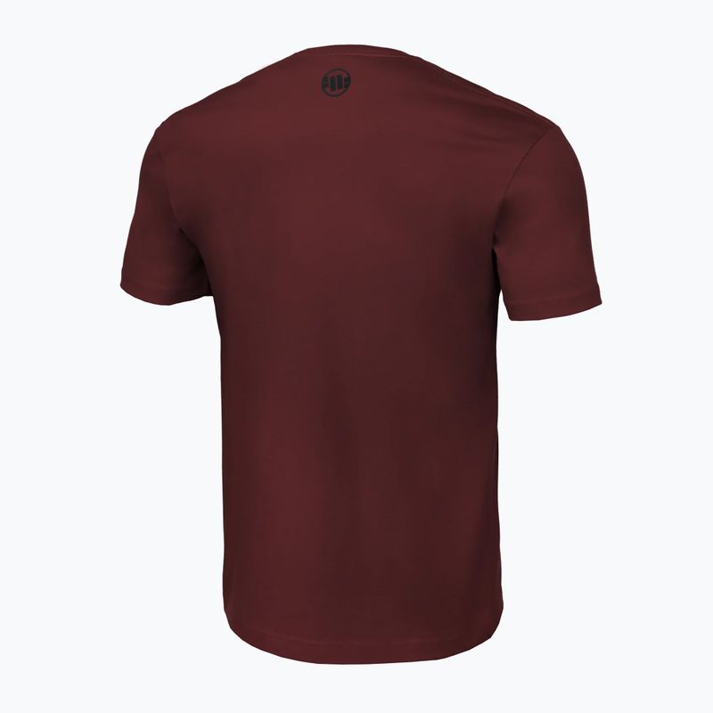 Tricou pentru bărbați Pitbull West Coast T-S Classic Boxing burgundy 2