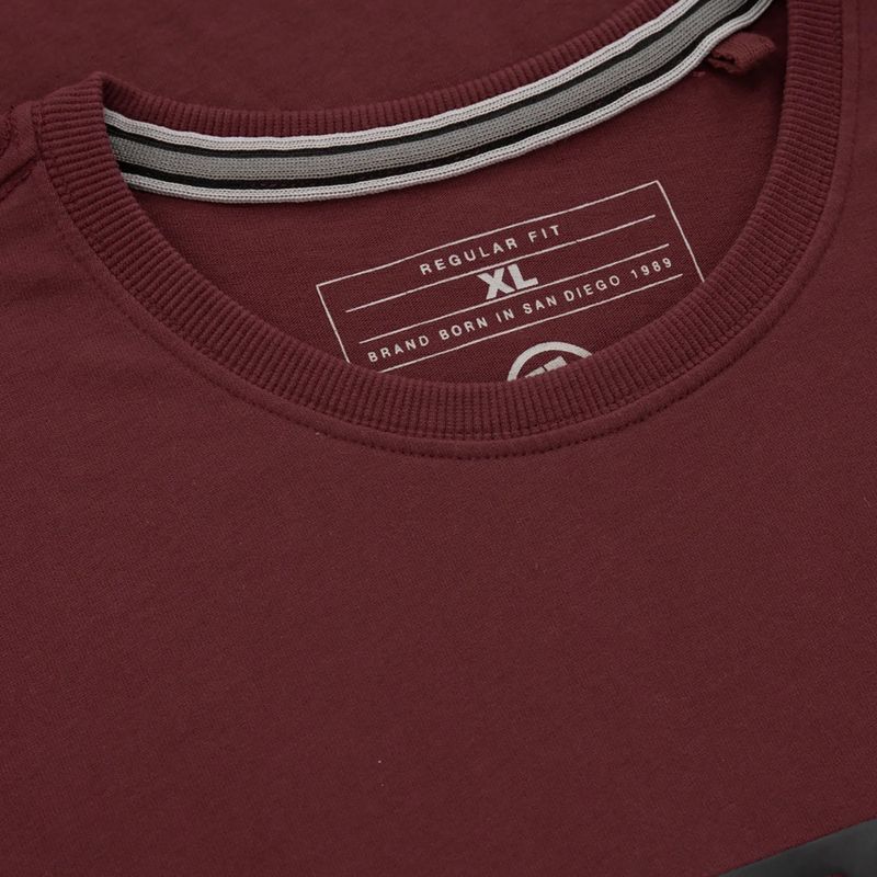 Tricou pentru bărbați Pitbull West Coast T-S Classic Boxing burgundy 4