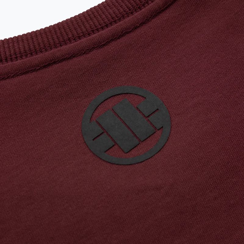 Tricou pentru bărbați Pitbull West Coast T-S Classic Boxing burgundy 5