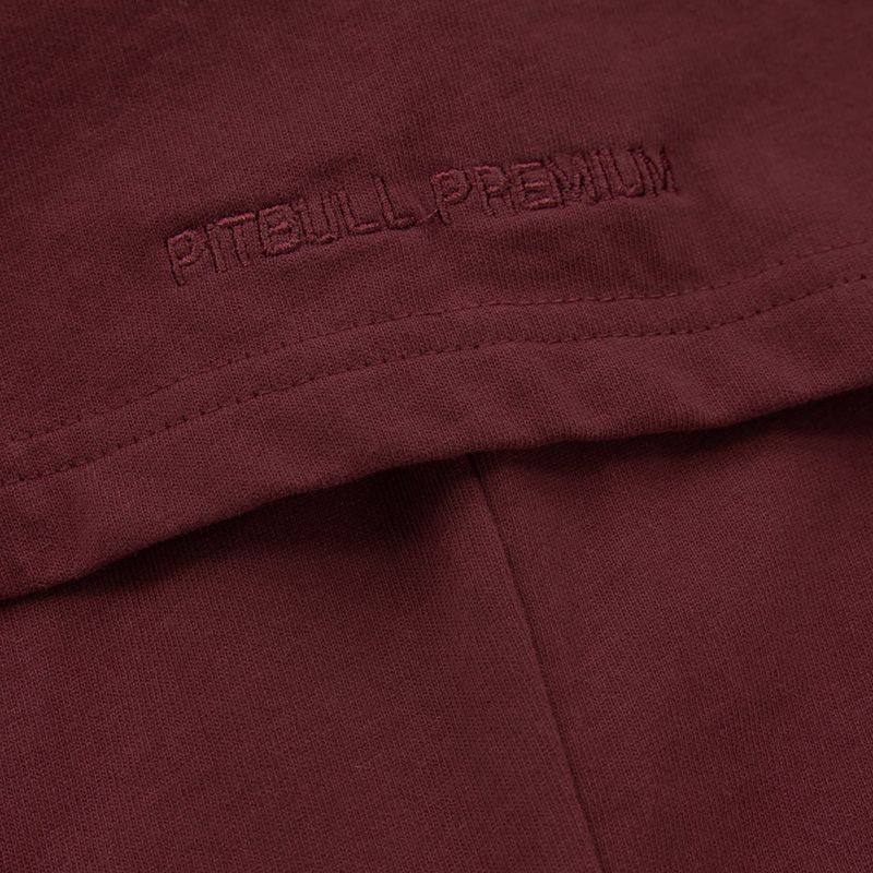 Tricou pentru bărbați Pitbull West Coast T-S Classic Boxing burgundy 6