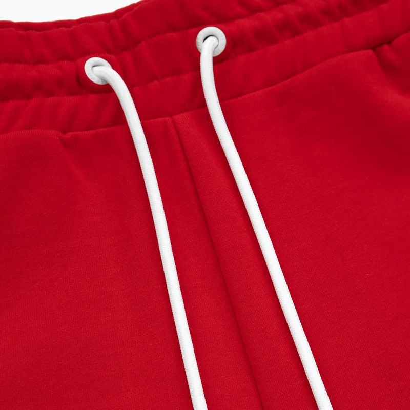 Pantaloni pentru bărbați Pitbull West Coast Terry Group Trackshorts red 3