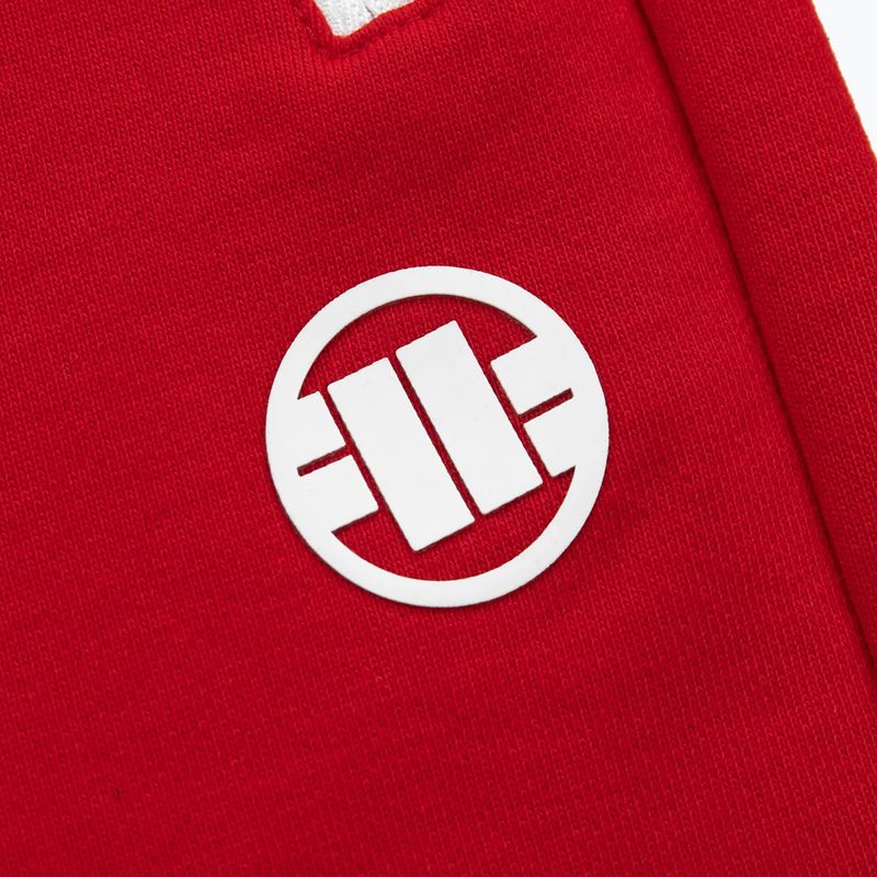 Pantaloni pentru bărbați Pitbull West Coast Terry Group Trackshorts red 4