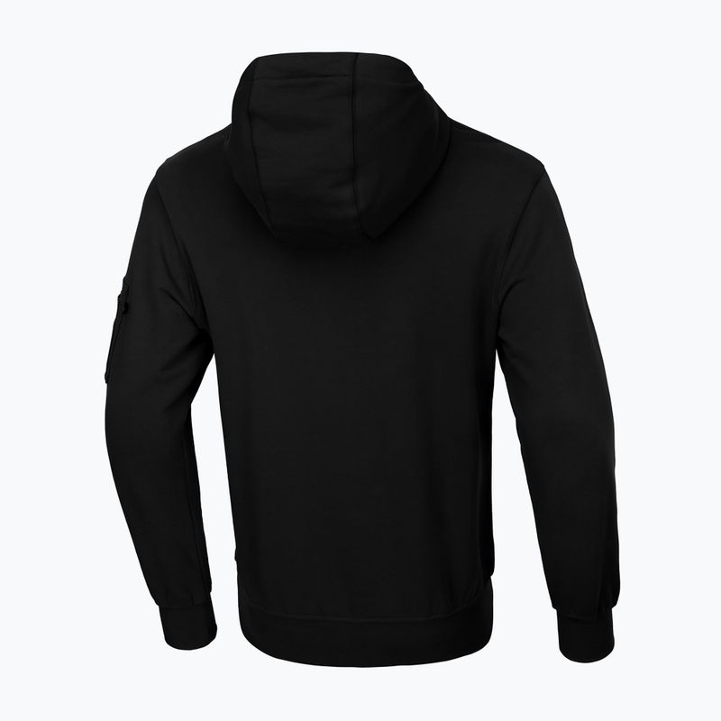 Hanorac pentru bărbați Pitbull West Coast Everts Hooded Zip black 2