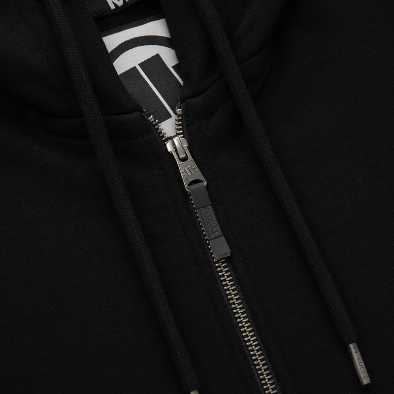 Hanorac pentru bărbați Pitbull West Coast Everts Hooded Zip black 3
