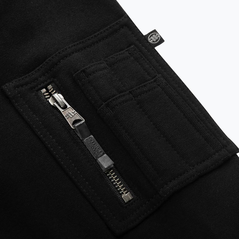 Hanorac pentru bărbați Pitbull West Coast Everts Hooded Zip black 4