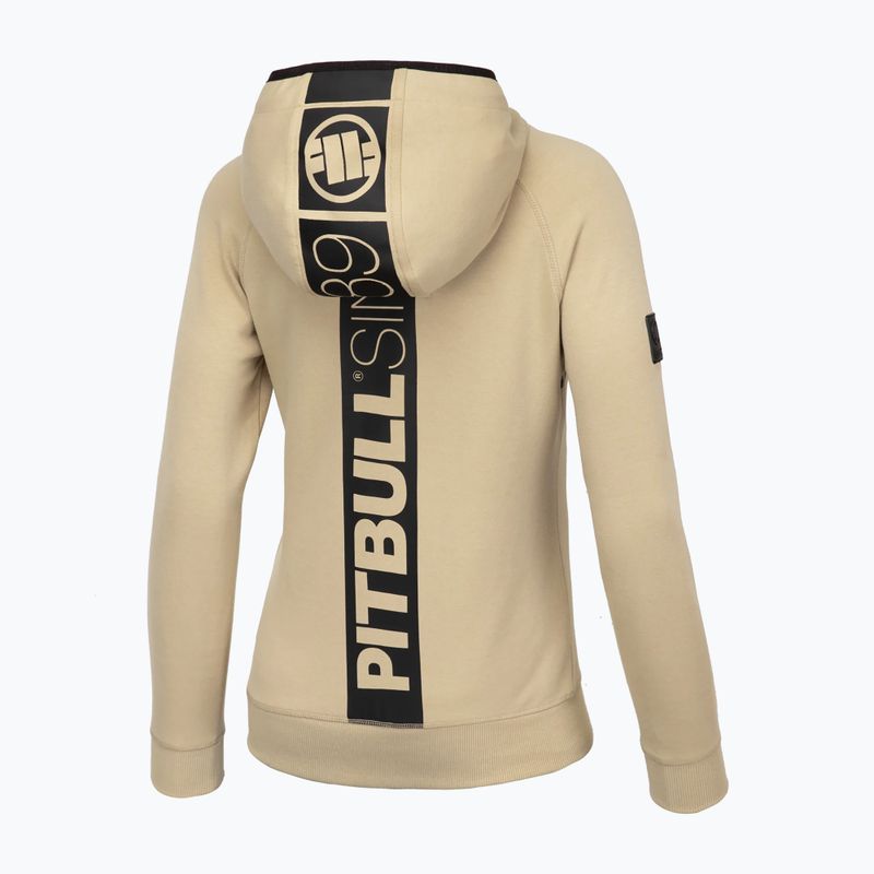Hanorac pentru bărbați Pitbull West Coast Fuchsia Hooded Zip sand 2