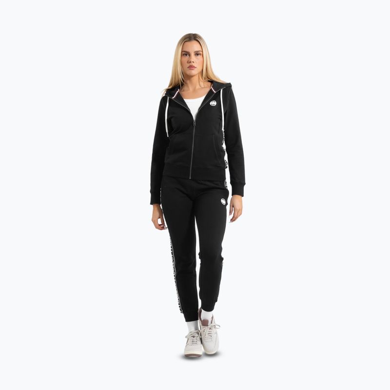 Hanorac pentru femeiPitbull West Coast La Deta Hooded Zip black 2