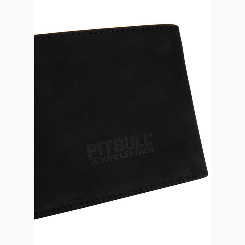 Portofel pentru bărbați  Pitbull Lin Wood 2 Embosed Leather black 6