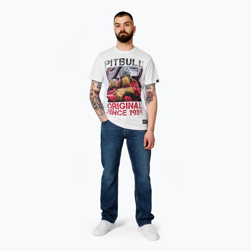 Tricou Pitbull West Coast pentru bărbați Drive alb 2