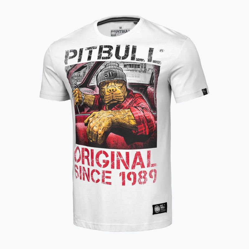 Tricou Pitbull West Coast pentru bărbați Drive alb 3