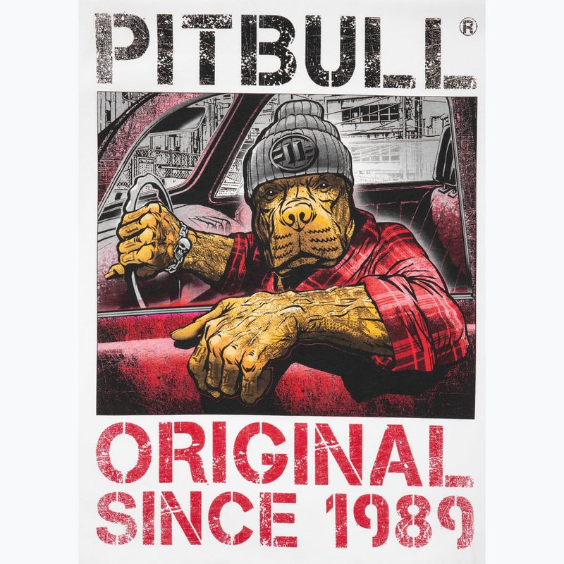 Tricou Pitbull West Coast pentru bărbați Drive alb 5