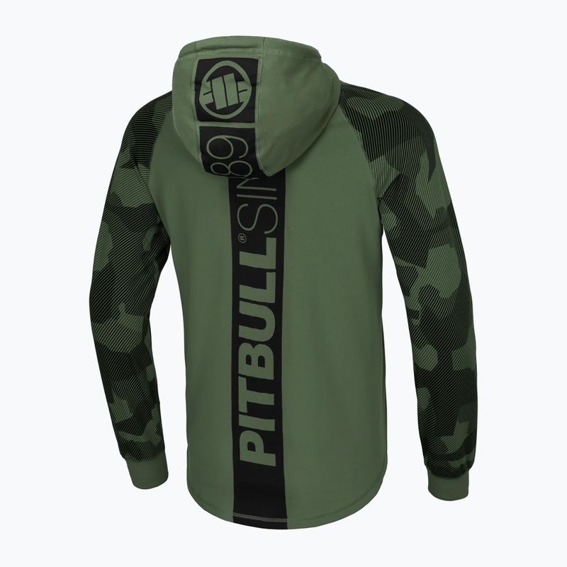 Hanorac pentru bărbați Pitbull West Coast Hilltop Hooded olive 2