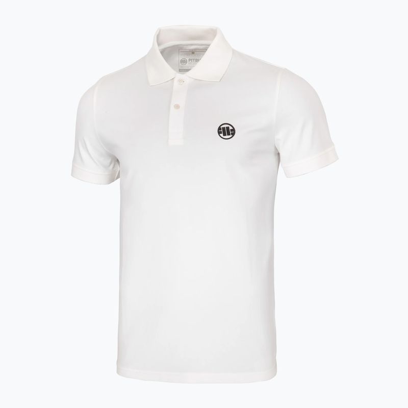 Tricou polo pentru bărbați Pitbull West Coast Polo Jersey Small Logo white