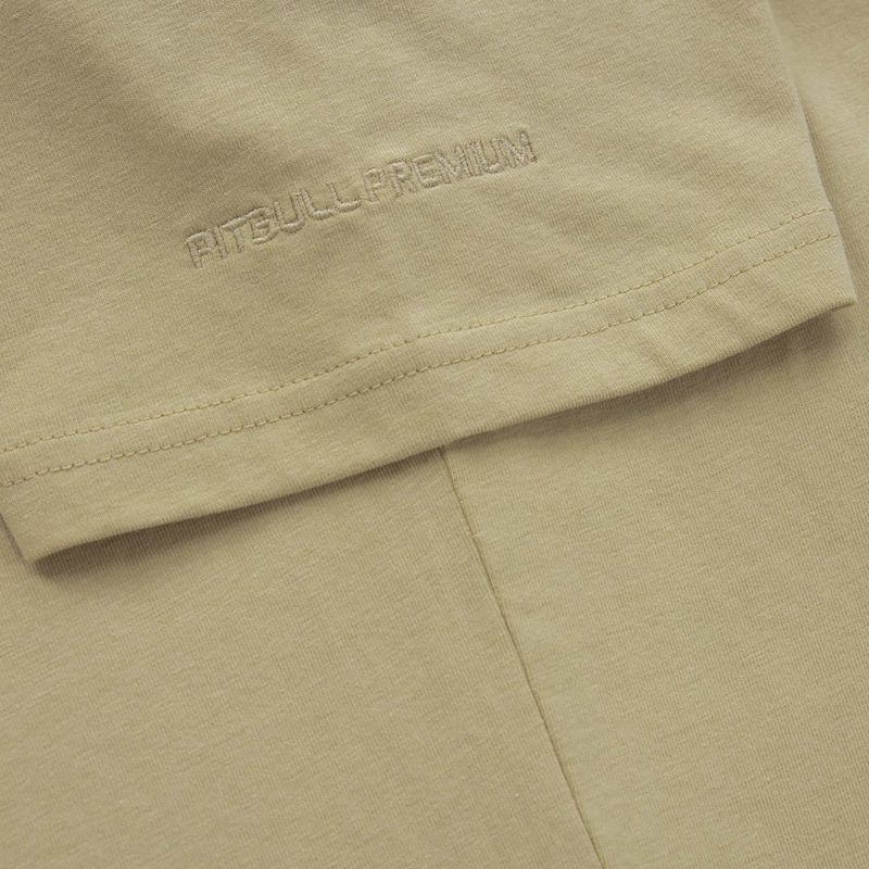 Tricou pentru bărbați Pitbull West Coast No Logo pale sand 5