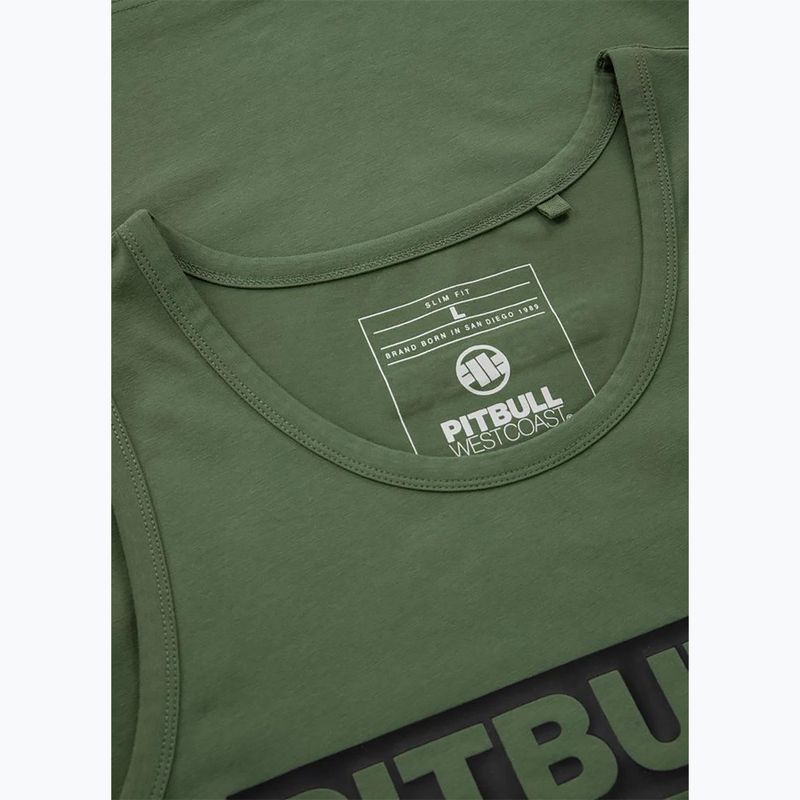 Tricou pentru bărbați  Pitbull Hilltop Tank Top olive 6