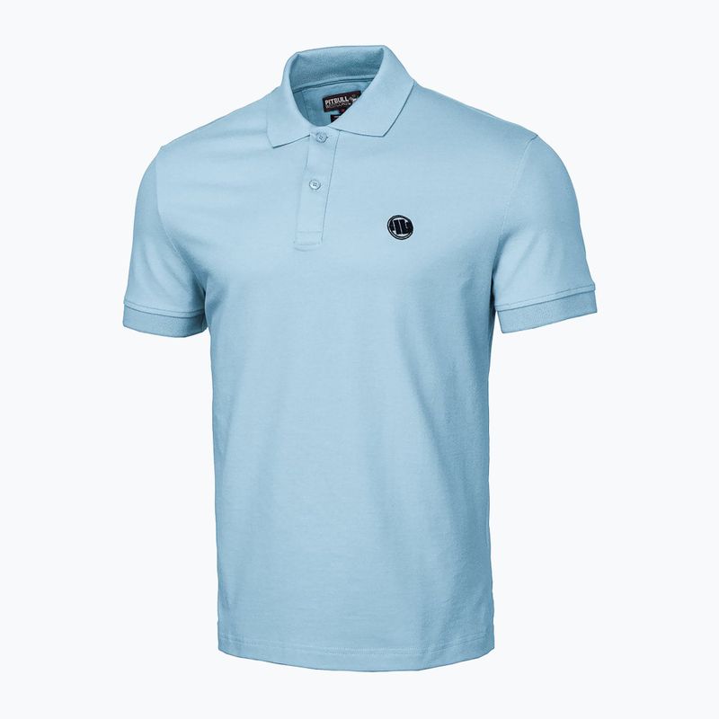 Tricou polo pentru bărbați Pitbull West Coast Polo Pique Regular light blue