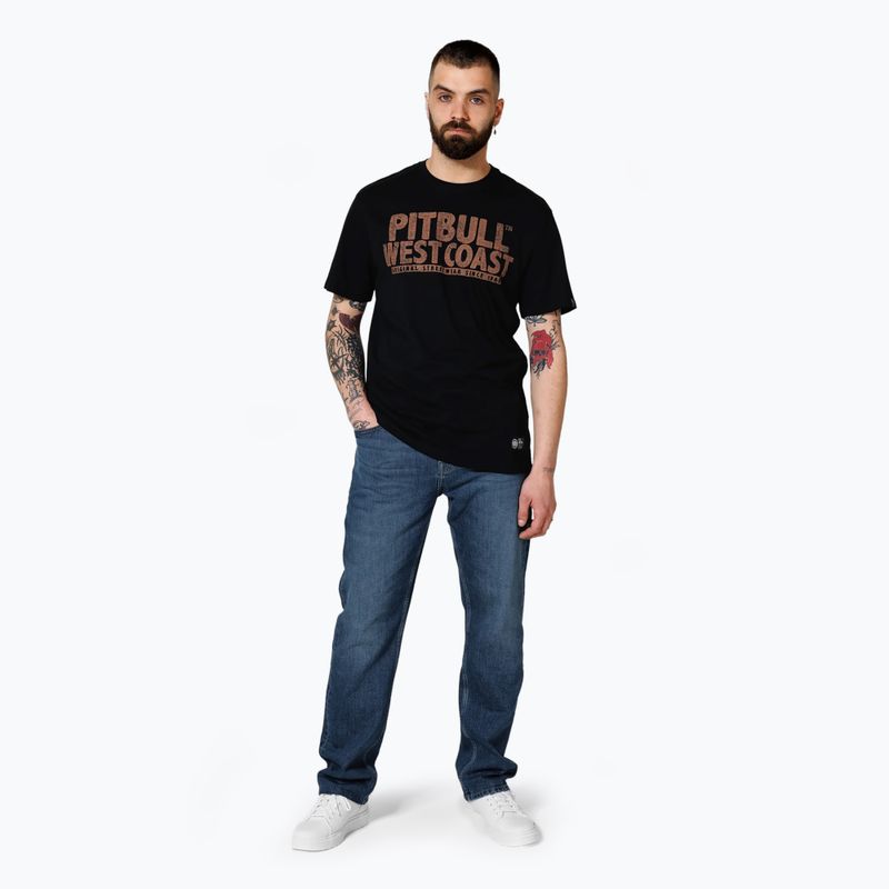 Tricou negru pentru bărbați Pitbull West Coast Mugshot 2 negru 2