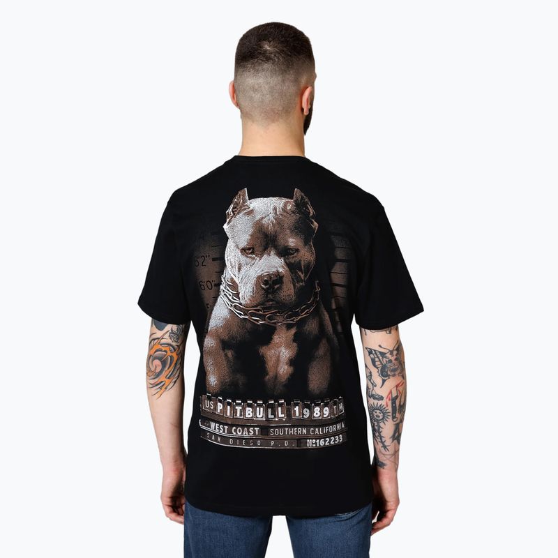 Tricou negru pentru bărbați Pitbull West Coast Mugshot 2 negru 3
