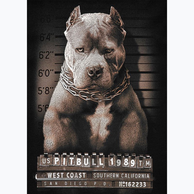 Tricou negru pentru bărbați Pitbull West Coast Mugshot 2 negru 8