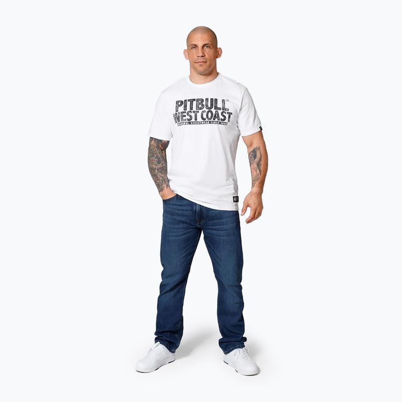 Tricou alb pentru bărbați Pitbull West Coast Mugshot 2 2