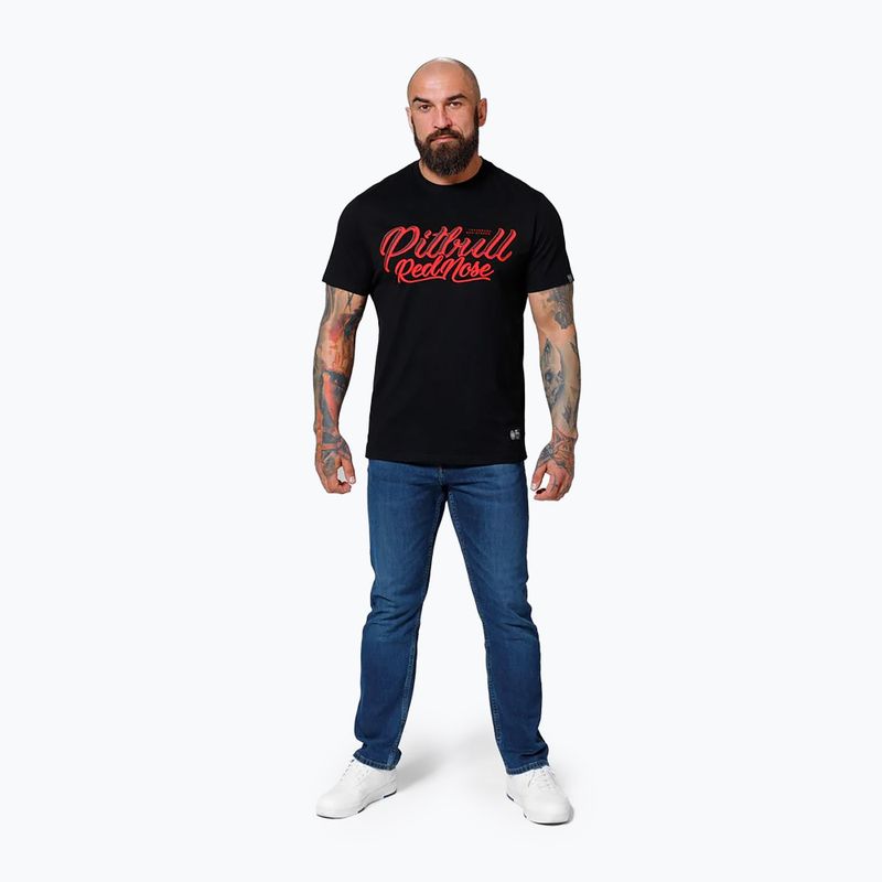 Pitbull West Coast West Coast Red Nose 23 negru tricou pentru bărbați 2